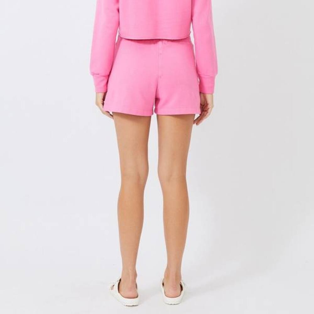 Monrow Supersoft Ex-Boyfriend Shorts Hot Pink XS NWT Barbiecore - Picture 2 of 4